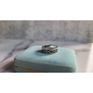 Vintage 925 Barbed Wire Ring